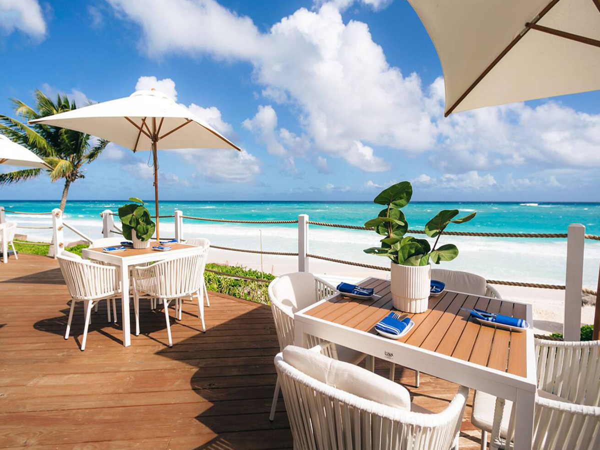 blue bar Pink Sands restaurant in Harbour Island Pink Sands restaurant in Harbour Island